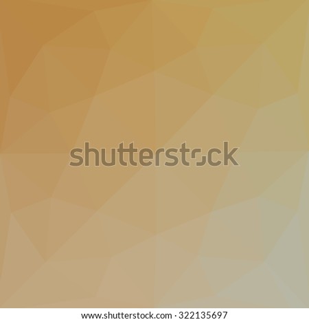 Multicolor orange, yellow gradient geometric pattern. Triangles background. Polygonal raster abstract for your design. Cool background image for websites.