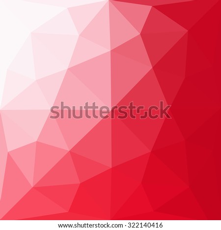 Multicolor red gradient geometric pattern. Triangles background. Polygonal raster abstract for your design. Cool background image for websites.