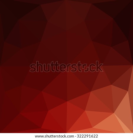 Multicolor orange gradient geometric pattern. Triangles background. Polygonal raster abstract for your design. Cool background image for websites.