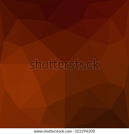 Multicolor orange yellow brown red gradient geometric pattern. Triangles background. Polygonal raster abstract for your design. Cool background image for websites.