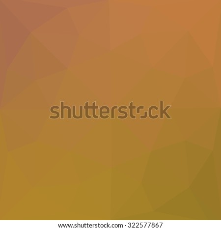Orange abstract geometric rumpled triangular low poly style illustration graphic background. Raster polygonal design for your business.