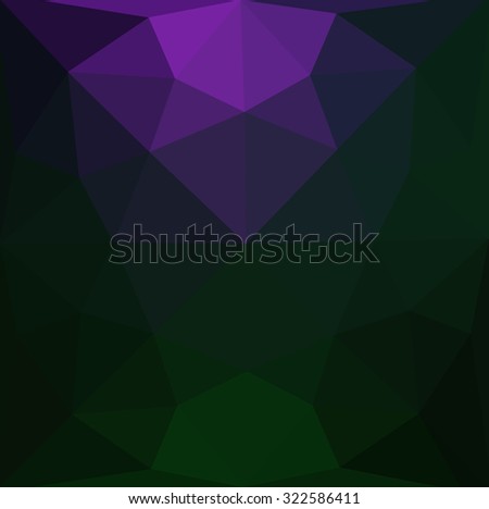 Dark purple abstract geometric rumpled triangular low poly style illustration graphic background. Raster polygonal design for your business.