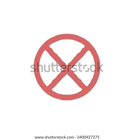 X icon icon. Simple style big sale poster background symbol. Remove button. X brand logo design element. X t-shirt printing. Vector for sticker.