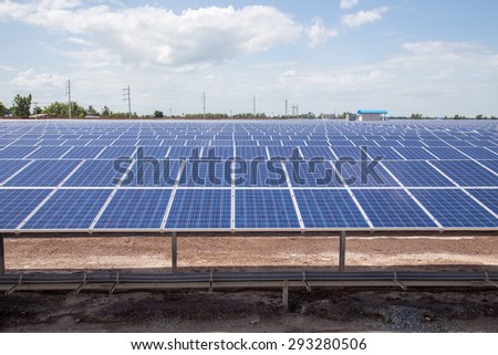 Solar cells field