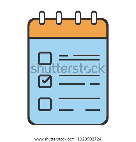 List vector icons sign symbol