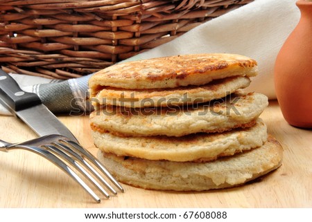 fresh and delicious pancake made for pancake day