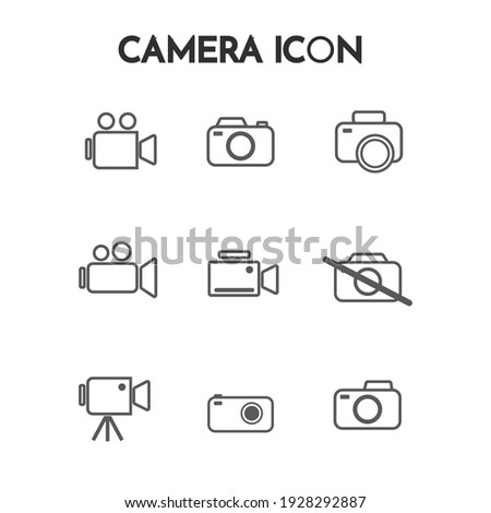 Vector graphic illustration of a simple photography icon. Great for photography designs, photography contest posters, symbols, signs, etc