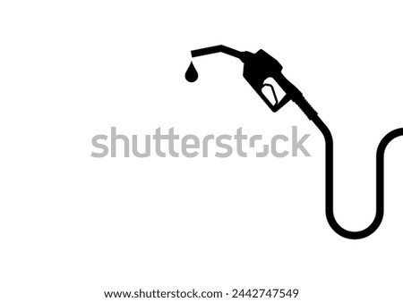 Gas Pump or Fuel Nozzle. Gas Station Concept. Vector Illustration. 