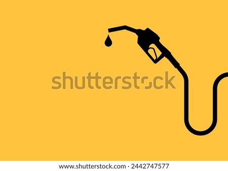 Gas Pump or Fuel Nozzle. Gas Station Concept. Vector Illustration. 