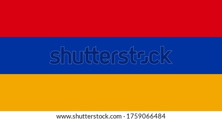 Flag of Armenia, National Republic of Armenia flag, The capital city is Yerevan.