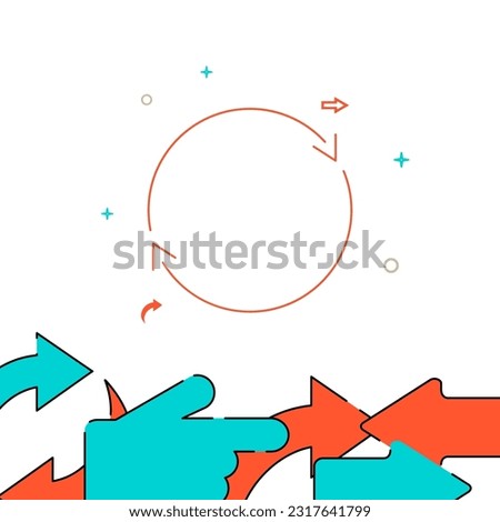 Double reverse arrow, replace, exchange filled line vector icon, simple illustration, related bottom border.