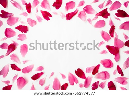 Similar – Image, Stock Photo Pink peony petals rose flowers