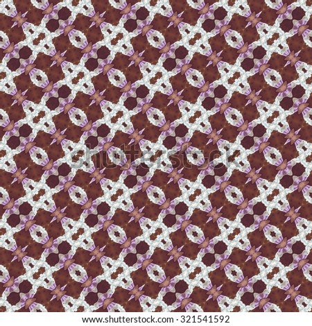 Kaleidoscope mosaic wool seamless texture or background