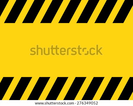 Black And Yellow Warning Stripe clip art Free Vector / 4Vector