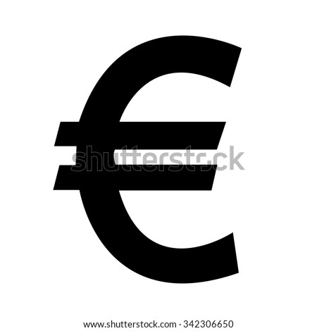 Euro sign . Money symbol . Vector illustration