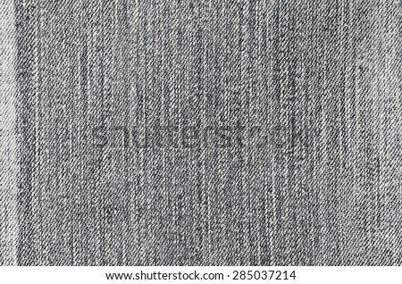 Awesome Pale Light Denim Fabric Pattern of Black and White Jeans Background Texture