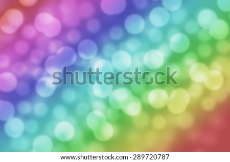 Dreaming Rainbow Colorful Fresh Feeling Natural Bokeh Blurred Background Texture