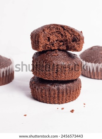 Similar – Foto Bild Schokoladenmuffins auf dunklem Hintergrund