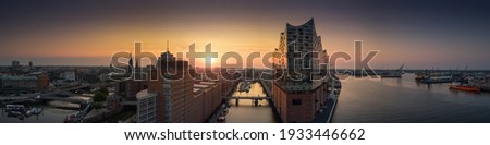 Similar – Foto Bild Hamburg Stadt orange rot