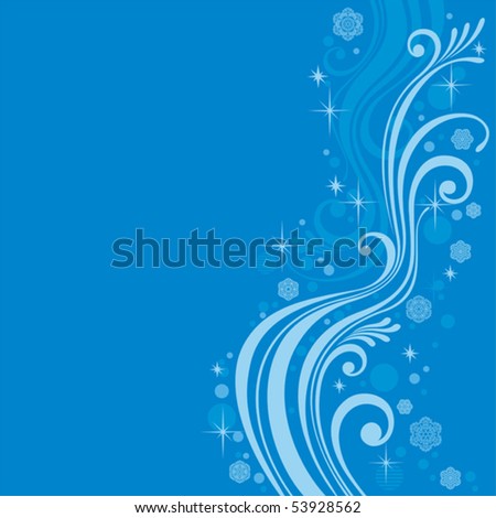 ArtbyJean - Images of Lace: Blue background with delicate lace