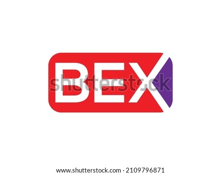 
bex letter original monogram logo design.eps