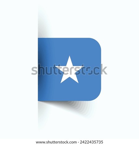 Somalia national flag, Somalia National Day, EPS10. Somalia flag vector icon