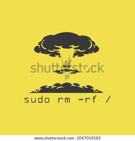 Sudo rm rf command ubuntu t shirt design