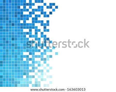 abstract square pixel mosaic background