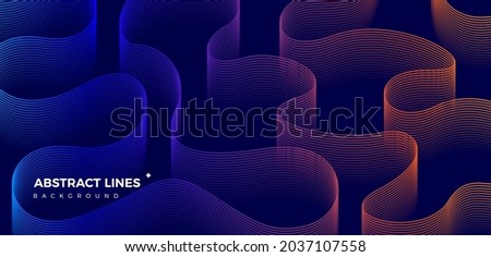 Fashion motion line high-end texture business fluid gradient abstract background