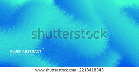 Blue and green fashion plush texture distorted gradient abstract background