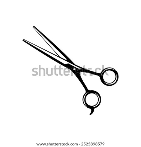 Scissors vector on white background 