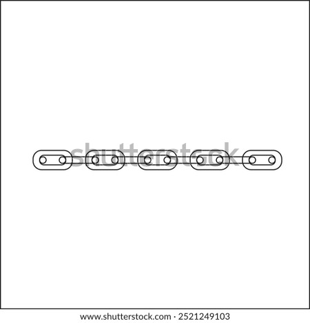 Anchor Chain Sketch for Ships