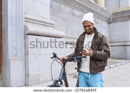 Similar – Image, Stock Photo Bicycle stand in winter