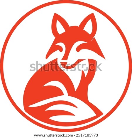 cute vector art fox logo 8