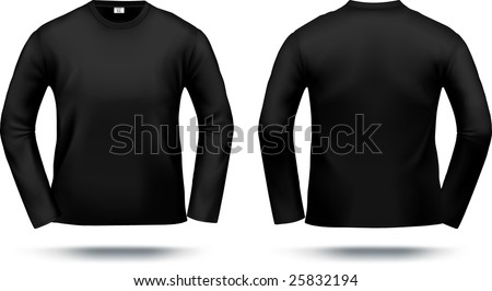 Download Black Long Sleeve Shirt Template Sale Off 60
