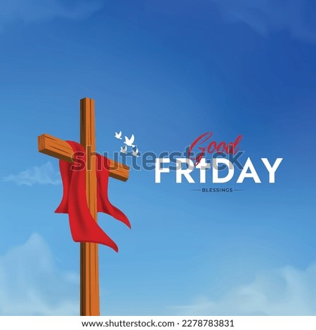 Good Friday peace of holy week social media post