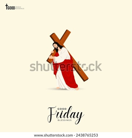 Good Friday Peace of Holy Week Social Media Post, Web Banner, Status, Story