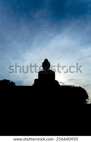 Big Buddha Silhouette, Phuket , Thailand