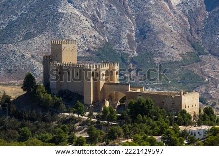 Castle of Velez Blanco, Almeria Stockfoto © 