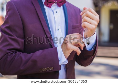 Young Man getting Ready for a Special Day
