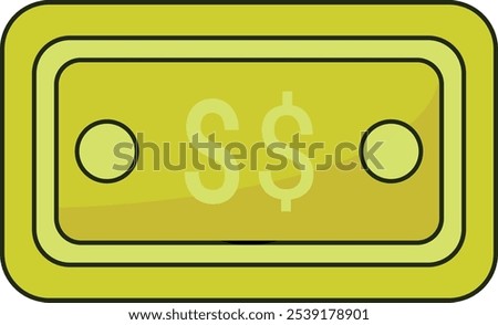 Singapore Dollar Note Icon Currency Finance Illustration