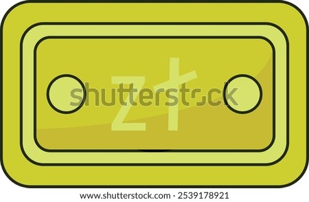 Polish Zoty Note Icon Currency Finance Illustration