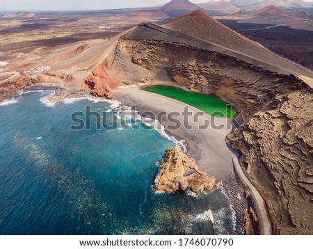 Similar – Image, Stock Photo Aerial view Lanzarote