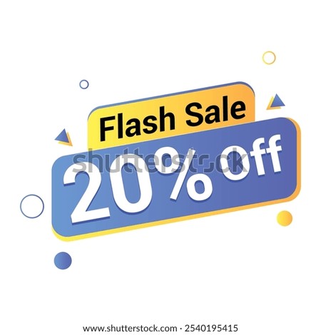 Flash Sale 20% percentage Off