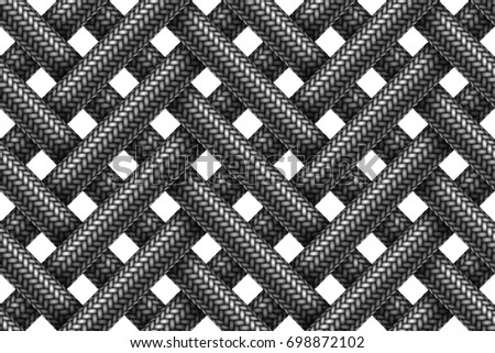 Similar – Image, Stock Photo Braided rope pattern.