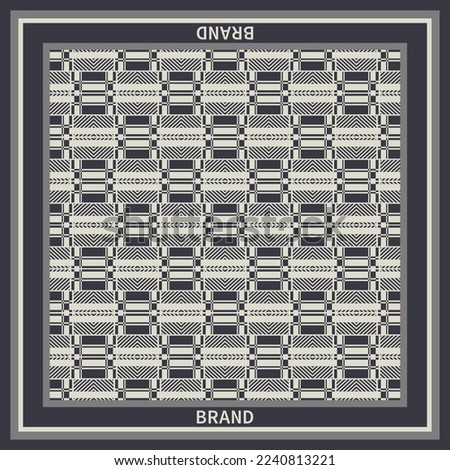 Expensive handkerchief graphic pattern design