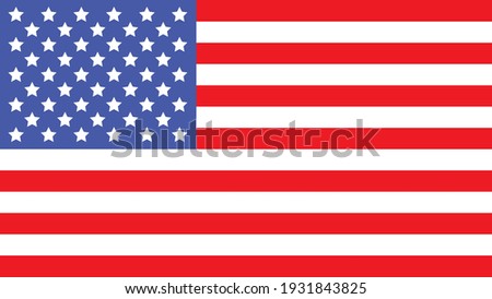 Flag United States of America Foto stock © 