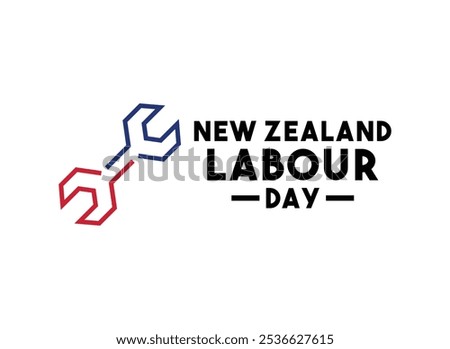 New Zealand Labour Day. Eps 10.