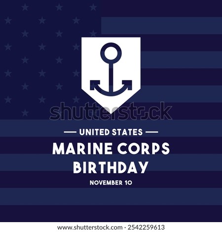 United States Marine Corps birthday. November 10.