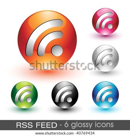 RSS Feed Icons Set